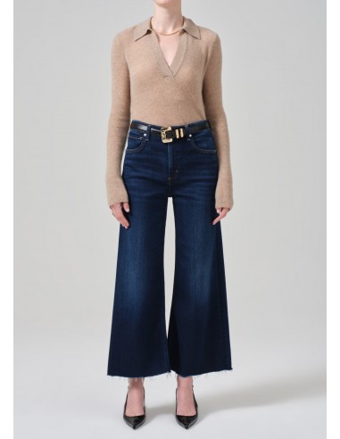 LYRA WIDE LEG CROP IN LOTUS Paris Déstockage Promo