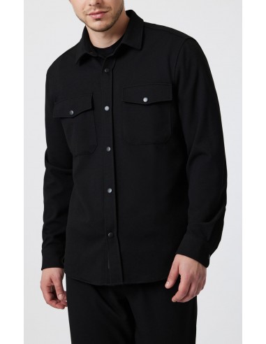 SNAP BUTTON LONG SLEEVE SHIRT JACKET est présent 