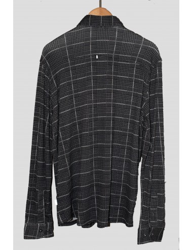 GLEN CHECKERED FLEECE LONG SLEEVE SHIRT destockage