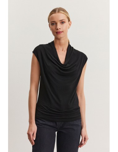 ARLIE COWL NECK TENCEL KNIT SLEEVELESS TOP sur le site 