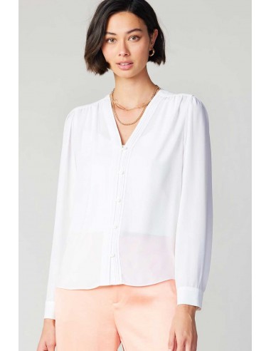 PLEATED PLACKET BLOUSE de la marque