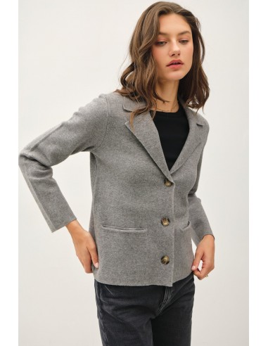 NOTCH COLLAR CARDIGAN suggérées chez