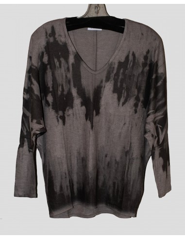 WASHED OUT TIE DYE LONG SLEEVE DOLMAN TOP store