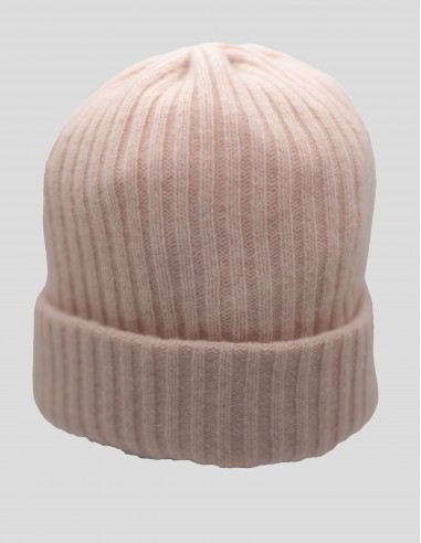 CASHMERE RIBBED TOQUE Fin de série