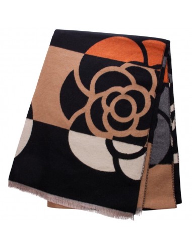 ABSTRACT ROSES COLOUR BLOCK SCARF livraison et retour toujours gratuits