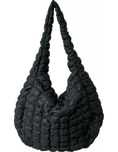 FAUX LEATHER QUILTED TOTE BAG le des métaux précieux