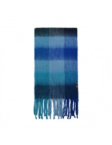 GRADIENT PLAID PLUSH SCARF pas chere