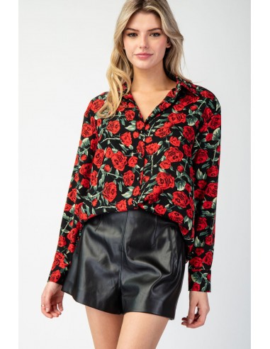 ROSE PRINT BLOUSE français